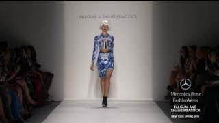 FALGUNI amp SHANE PEACOCK MERCEDESBENZ FASHION WEEK SPRING 2014 COLLECTIONS [upl. by Leona]