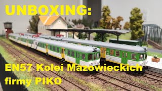 UNBOXING EN57 Kolei Mazowieckich firmy PIKO [upl. by Aloibaf]