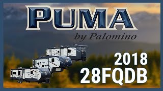 2018 Palomino Puma 28FQDB Travel Trailer RV For Sale TerryTown RV Superstore [upl. by Burt]