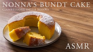 NONNA’s Bundt Cake – Bake with Love ❤️ ASMR [upl. by Eisaj227]