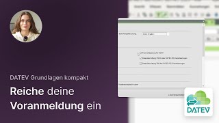 Umsatzsteuervoranmeldung einreichen I DATEV Grundlagen kompakt I Lernvideo [upl. by Plante]