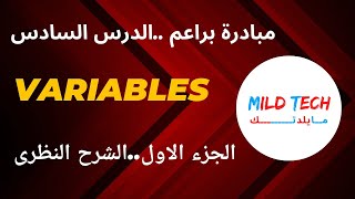 شرح Variables in programming الدرس السادس [upl. by Aerdnaid]