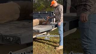 Another day in the deer blind outdoors deerhunting whitetaildeer deer hunting [upl. by Laverne]