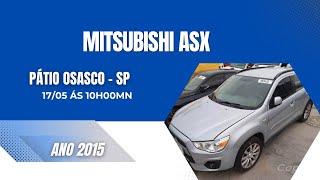 Leilão de Veículos MITSUBISHI ASX Pátio Osasco SP 10h00min [upl. by Rolyat]