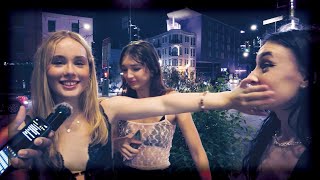 Canadian Girls Decide Too Small or Too Big Part 2  Montreal Canada Nightlife Interview [upl. by Tneciv]