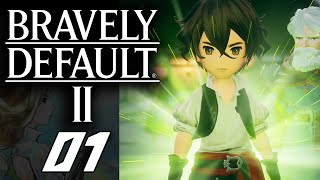 Bravely Default 2 Part 1 Prologue A HERO OF LIGHT Gameplay Walkthrough [upl. by Aleksandr]