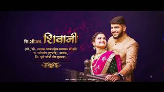 Marathi Wedding Invitation Video  Wedding Invitation  Golden Effect  Wedding Background [upl. by Kannan]