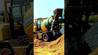 Ajax Fiori Concrete Mixer And Self Loading Machine Working Video [upl. by Harwilll853]