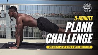 THE 5 MINUTE PLANK CHALLENGE A TOTAL GAME CHANGER [upl. by Erodroeht541]