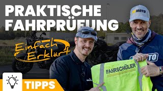 Praktische Fahrprüfung  MotorradführerscheinKlasse A [upl. by Sanderson]