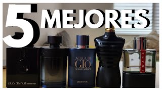 LOS 5 MEJORES PERFUMES HOMBRE DEL 2024 [upl. by Atiekram]