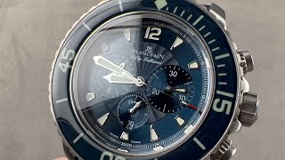 Blancpain Fifty Fathoms Flyback Chronograph 5085FB114052B Blancpain Watch Review [upl. by Kristel]