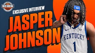 5star SG Jasper Johnson on Committing to Kentucky Tattoos and More  Exclusive Interview 🏀 [upl. by Ettigdirb909]