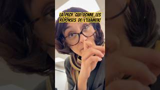 La PROF qui donne toutes les réponses de l’EXAMEN 😲 prof enfants examen [upl. by Eedya]