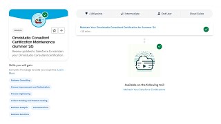 Omnistudio Consultant Certification Maintenance Summer 24  Salesforce Trailhead [upl. by Appleton815]