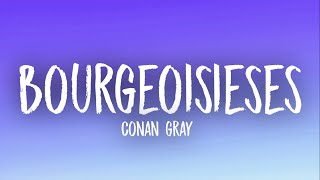 Conan Gray  Bourgeoisieses Lyrics [upl. by Apeed462]