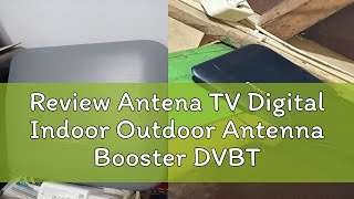 Review Antena TV Digital Indoor Outdoor Antenna Booster DVBT2 4K PX DA6000 [upl. by Pippo713]