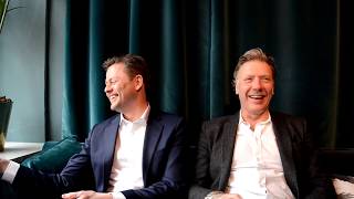 Intervju med Fredrik Wikingsson och Mikael Persbrandt [upl. by Suhpesoj758]