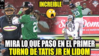 Así fue el PRIMER TURNO de FERNANDO TATIS JR en su DEBUT en LIDOM con Estrellas Orientales ESTO PASO [upl. by Partridge]