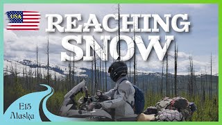 Oh yeah Summertime near Yellowstone is COLD 🏍 Moto Journey to Alaska E15 [upl. by Ayiram]