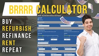 BRRRR or BRRR Calculator  How to get your CASH out Analyze a BRRRR deal Property Investment BTL [upl. by Qifahs]