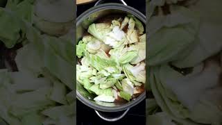 Delicious Beef amp Cabbage Soup  Homemade  Made From Scratch  The Southern Mountain Kitchen shorts [upl. by Sibyls]