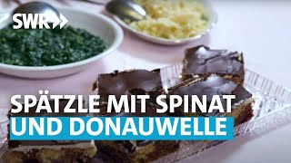 Spätzle mit Spinat und Donauwelle  Oma kocht am besten [upl. by Euqinobe]