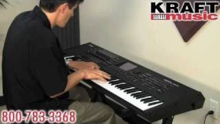 Kraft Music  Yamaha Motif XF Demo with Tony Escueta [upl. by Atiral72]