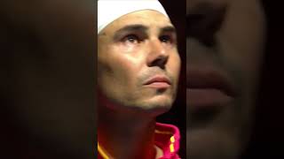 Nadal CRYING during national anthem of Spain for Davis Cup shorts tennis [upl. by Aihsoem265]