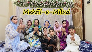 Hum Sab Mehfil e Milad Me Gaye😇  Anmol Ne First Time Naat Parhi🤲  Milad K Baad Sab Kaha Gye [upl. by Lippold]