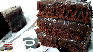 Bolo de Chocolate muito Rápido  Sem forno  Feito na frigideira😱😱 [upl. by Doughman]