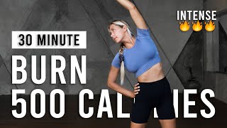 30 Min Cardio HIIT Workout  Burn 500 Calories  Full body No Equipment No Repeat [upl. by Oaoj749]