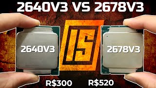 Duelo de peso Pesado Xeon  E5 2640v3 vs E5 2678v3 Unlock  Render Jogos e Lives  RTX 3070 [upl. by Bbor977]