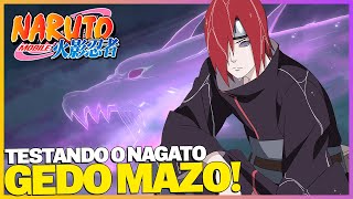 NARUTO MOBILE SUMMONANDO E TESTANDO O NAGATO GEDO MAZO [upl. by Pren337]