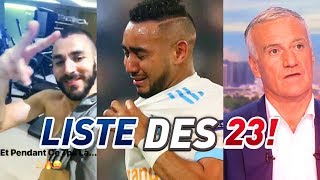 LES ÉNORMES RÉACTIONS A LA LISTE DES 23 DE DESCHAMPS  BENZEMA [upl. by Kissie241]