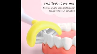 NoFuss Three Sided Toothbrush [upl. by Elamor]