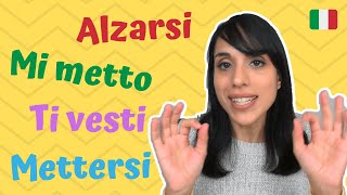 How to conjugate REFLEXIVE VERBS TUTORIAL Italian Reflexive Verb Conjugation [upl. by Hanselka]