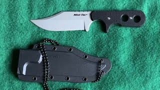 Cold Steel MiniTac neck knife [upl. by Nylssej]