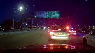 ROVE R24K Dash Cam Night Time Video [upl. by Peti]