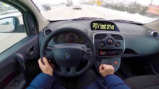 2014 Renault Kangoo 15 dCi POV Test Drive snow ❄️ [upl. by Yatnuahs314]