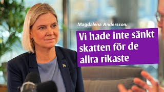 Magdalena Andersson om SDregeringen i halvtid [upl. by Ecnahc]