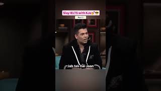 KARAN JOHAR l IELTS l BOLLYWOOD l SARA ALI KHAN [upl. by Aelber]