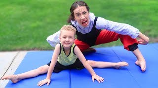 Miranda Sings Gymnastics Lesson w Parker [upl. by Rand579]