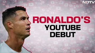 UR Cristiano Official  Ronaldo Shatters World Record Hours After Launching His YouTube Channel [upl. by Sandstrom264]