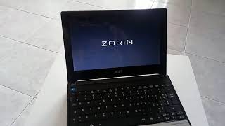 Zorin OS su PC Netbook con 1 GB di Ram [upl. by Aimehs923]