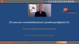 Spreekvaardigheid A2  Oefenexamen 6  20212024 [upl. by Ahsats]