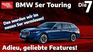 BMW 5er Touring Darauf müsst Ihr verzichten  auto motor und sport [upl. by Alburg620]