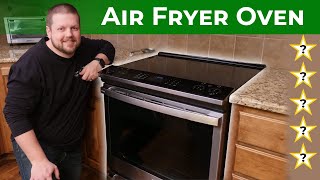 Is This The BEST Convection Oven GE Electric Range Review that has an Air Fryer and MORE [upl. by Ereveniug]