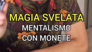 😎✨️MAGIA quotMENTALISMO con MONETE✨️😎 [upl. by Anivlem]