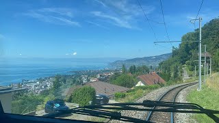 Switzerland by train GoldenPass Belle Epoque Zweisimmen–Montreux  part 2 [upl. by Trimble]